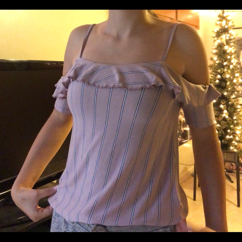 Soft and sexy off the shoulder top
